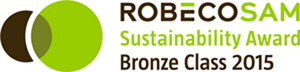 Designation of "RobecoSAM Sustainability award as Bronze Class"