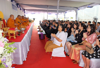 a Buddhist ceremony①