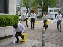 SEKISUI MEDICAL CO., LTD. (Nagoya City, Aichi Prefecture) Cleaning up around the workplace