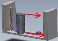 Easy installation just to pull and extend a roll-form CFRP plate