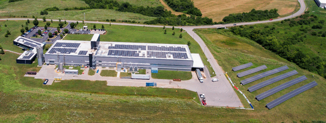 SSAの本社・工場屋根や敷地に太陽光発電設備を設置
