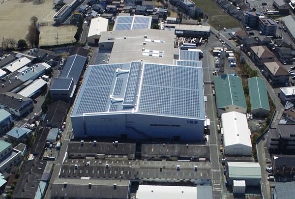 Environment-Contributing Facility at YAMANASHI SEKISUI CO., LTD. 