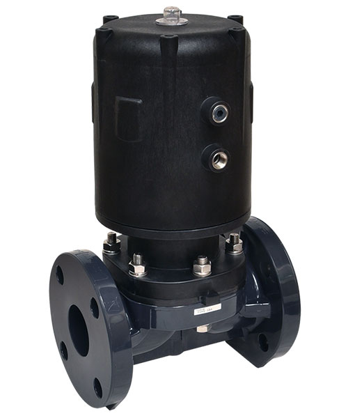 PNEUMATIC DIAPHRAGM VALVE TYPE F