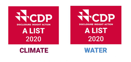 SEKISUI CHEMICAL Named to the CDP A List in Both Climate Change and Water Security