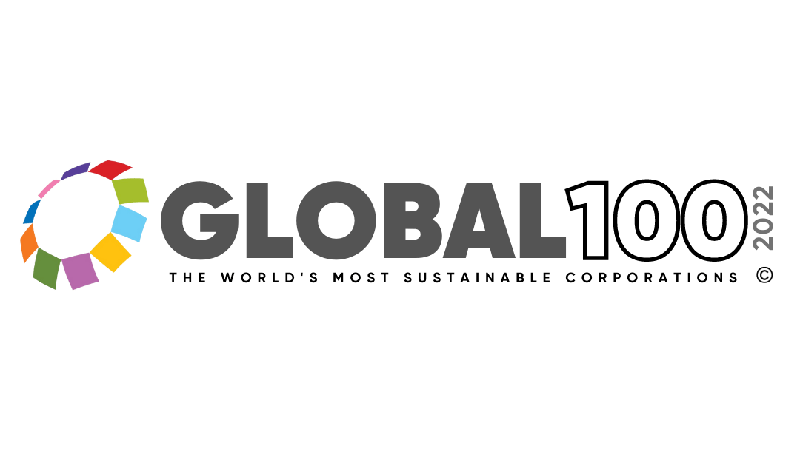 Selected as one of the 2022 Global 100 corporations for the fifth consecutive and seventh time